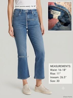 Madewell Mid-Rise Kick Out Jeans - Blue